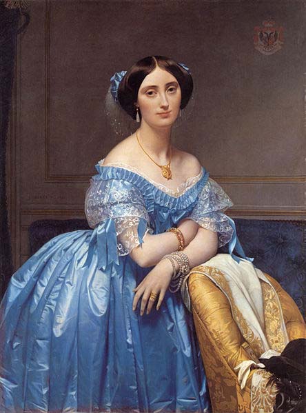 Jean Auguste Dominique Ingres Portrait of the Princess Albert de Broglie
